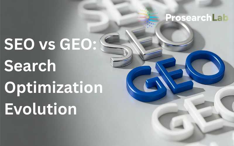SEO vs. GEO: Understanding the Evolution of Search Optimization