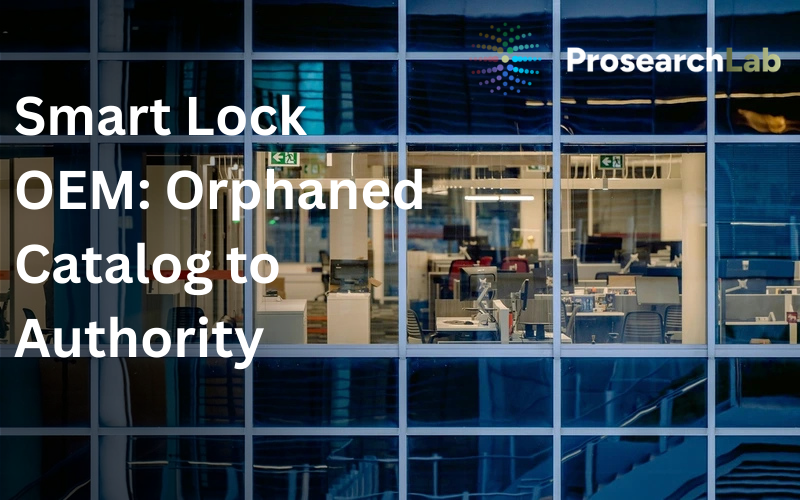From Orphaned Catalog to B2B Authority (Smart Lock OEM)